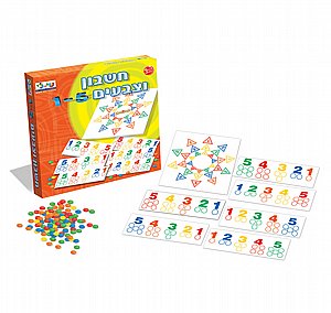 חשבון וצבעים 1-5 חשבון וצבעים 1-5
