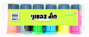 חול צבעוני 6 גוונים (6 סט) סופר חול צבעוני 6 גוונים (6 סט) סופר