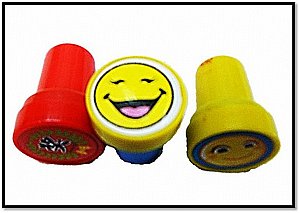 סט 3 חותמות סמיילי סט 3 חותמות סמיילי