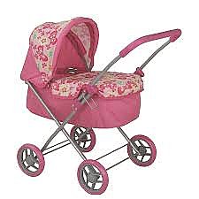 עגלת בובה שכיבה 4 גלגלים עגלת בובה שכיבה 4 גלגלים