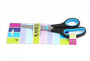 מספריים 8" ידית גומי מהודרת (2008) חא מספריים 8" ידית גומי מהודרת (2008) חא