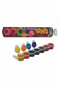 שרשרת גואש נצנצים סט 7 צבעים שרשרת גואש נצנצים סט 7 צבעים