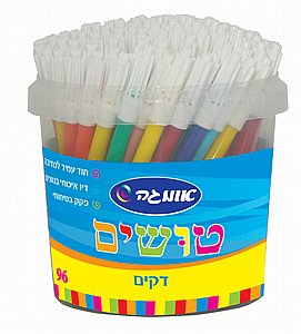 טושים דקים בכוס 96 יחידות אומגה טושים דקים בכוס 96 יחידות אומגה