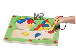 מבוך מגנט טרפזים מבוך מגנט טרפזים