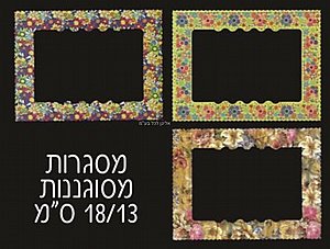 מסגרות מעוצבות 13 על 18 מסגרות מעוצבות 13 על 18