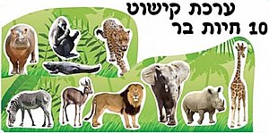 ערכת קישוט 10 חיות בר ערכת קישוט 10 חיות בר