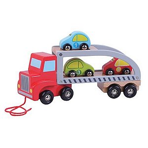 משאית גרר רכבים מעץ משאית גרר רכבים מעץ