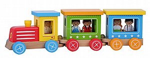 רכבת נוסעים מעץ רכבת נוסעים מעץ
