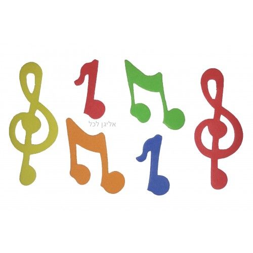 אליגן לכל | גזירות סול דביק תווי נגינה כמות גדולה | חומרים | חיתוכי סול ...