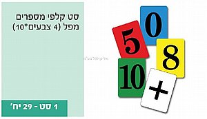 קלפים מספרים ממפל 40 יחידות קלפים מספרים ממפל 40 יחידות