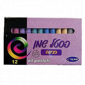 פסטל שמן פנדה פנינה 12 יחידות פסטל שמן פנדה פנינה 12 יחידות