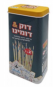 דוק & דומינו בקופסת פח דוק & דומינו בקופסת פח