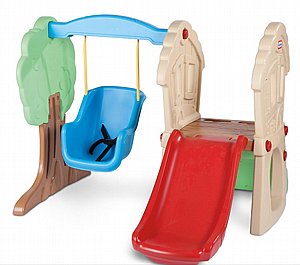 מתקן נדנדה ומגלשה ביער LITTLE TIKES מתקן נדנדה ומגלשה ביער LITTLE TIKES