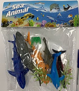 סט חיות ים בשקית סט חיות ים בשקית